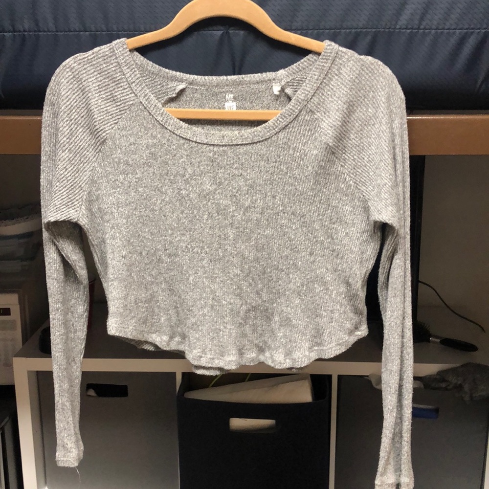 PACSUN long sleeve crop top